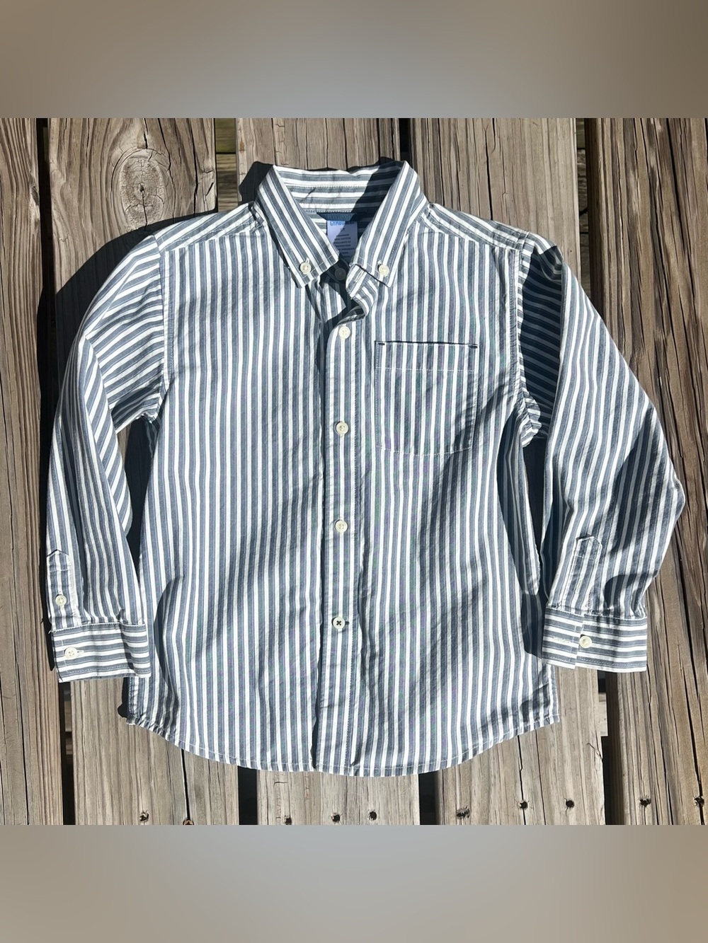 •Gymboree Vintage Striped Button Up! EUC!